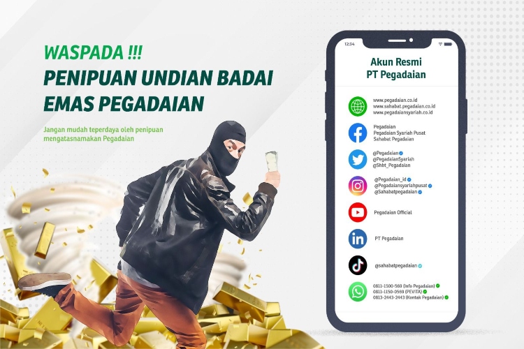 Masyarakat Minta Masyarakat Waspadai Undian Badai Emas Pegadaian ...