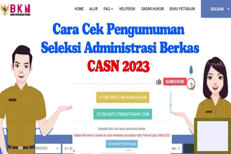 Daftar 71 Link Pengumuman Administrasi CPNS Dan PPPK 2023, Cek Segera ...